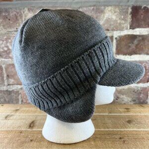 Gray Knit Women's Hat